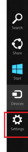 windows 8 charms bar settings button