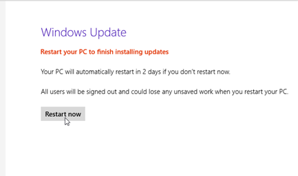 windows 8 manually update process