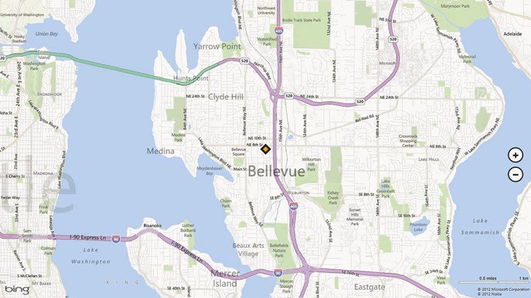 windows 8 maps app