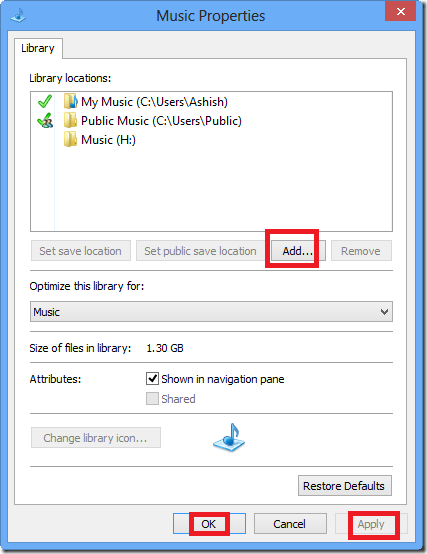 windows 8 music files properties