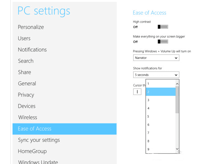 windows 8 pc settings