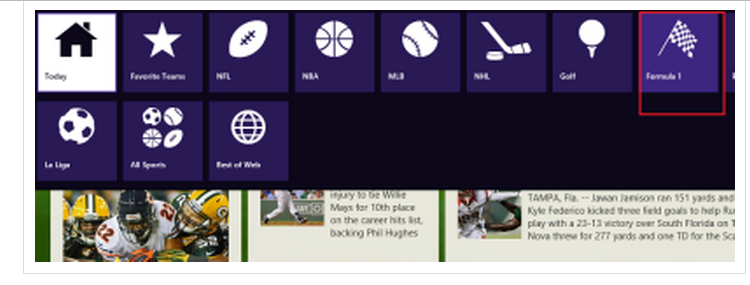 windows 8 sports app