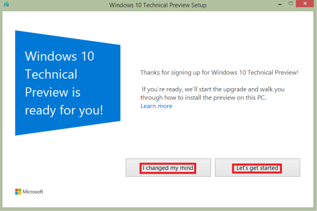 windows 10 technical preview setup