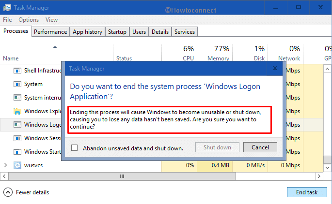 winlogon.exe in Windows 10 - What is it and How works Pic 4