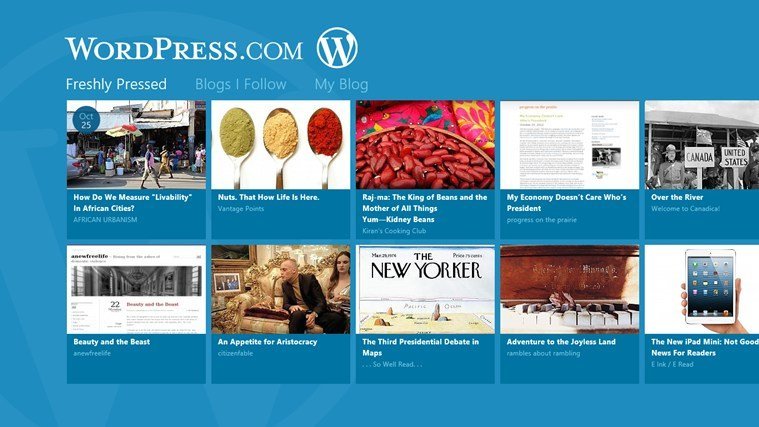 wordpress app for windows 8