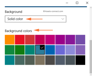 How to change background, taskbar, Start Menu Color in Windows 10