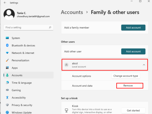How To Remove User Account From Windows 11 6 Methods