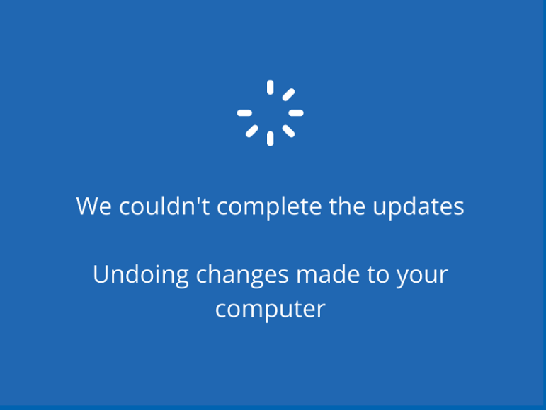 Fix Undoing Changes Made To Your Computer Error In Windows 11 22H2