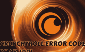 Crunchyroll Error code shak-1001