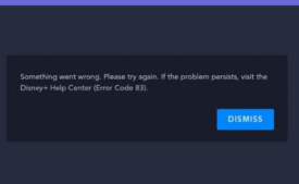 Disney Plus Error Code 83