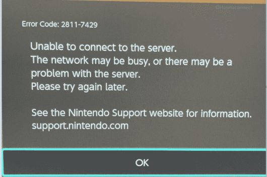 Nintendo eshop ошибка 2811 7002