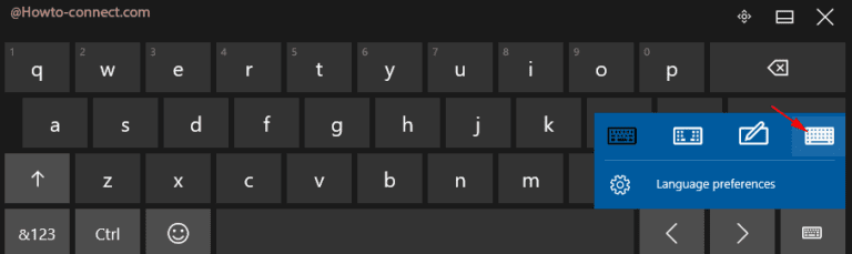 Turn on Standard Layout Full On-Screen Keyboard in Windows 10