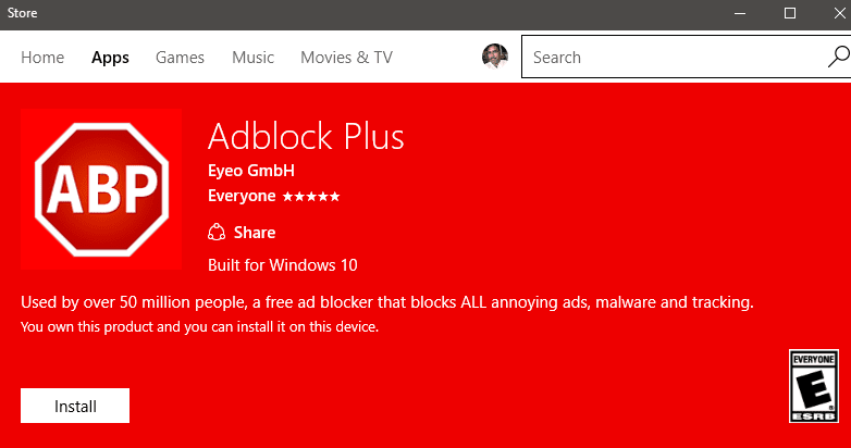 adblock plus free download windows 10