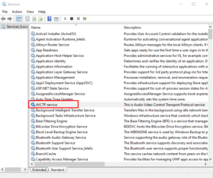 Служба avctp windows 10 что это