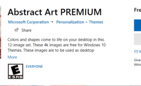 Abstract Art PREMIUM Windows 10 Theme