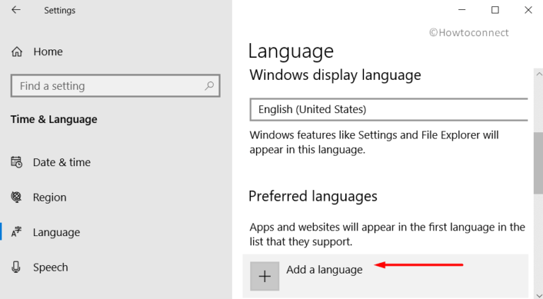 how to uninstall language packs windows 10