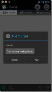 utorrent on android