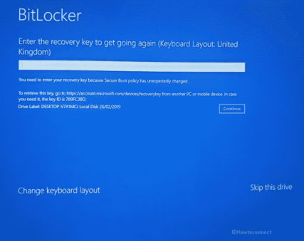 Fix BitLocker Recovery screen on Startup in Windows 11 or 10