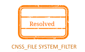 CNSS FILE SYSTEM FILTER