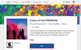 Colors of Holi PREMIUM Windows 10 Theme