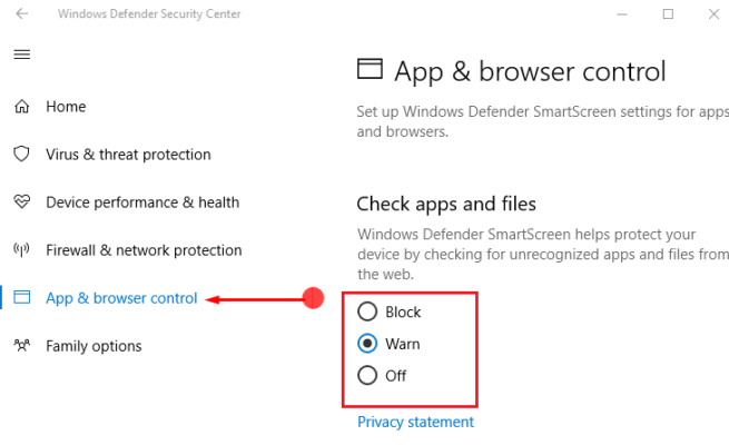 microsoft defender smartscreen prevented an unrecognised app from starting