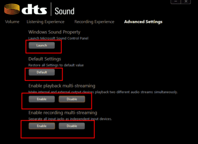 dts sound studio windows 10
