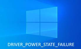 DRIVER_POWER_STATE_FAILURE