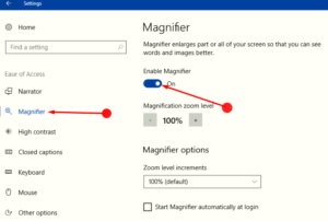 tracking magnifier