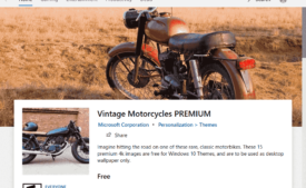 Download Vintage Motorcycles PREMIUM Windows 10 Theme