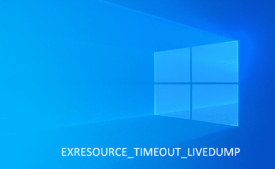 EXRESOURCE_TIMEOUT_LIVEDUMP