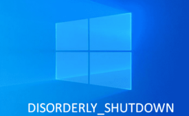 Fix DISORDERLY_SHUTDOWN Blue Screen Error in Windows 10