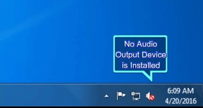 Fix: No Audio Output Device is Installed in Windows 10