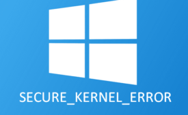 Fix SECURE_KERNEL_ERROR Blue Screen Windows 10