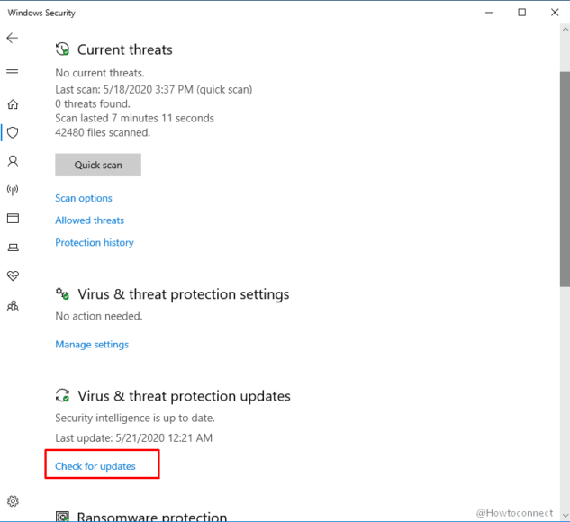 Fix Windows Defender Update Stuck In Windows 10