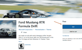 Ford Mustang RTR Formula Drift Windows 10 Theme [Download] - Image 1