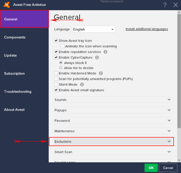 Как запустить avast из program files