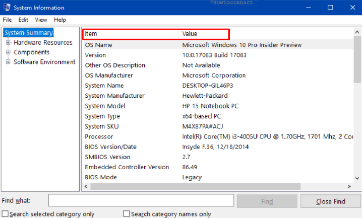 How To Check Laptop Specs In Windows 10