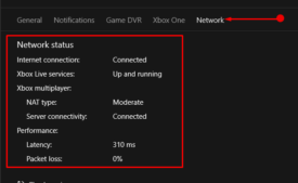 How to Check Network Status of Xbox App Windows 10 Photos 3