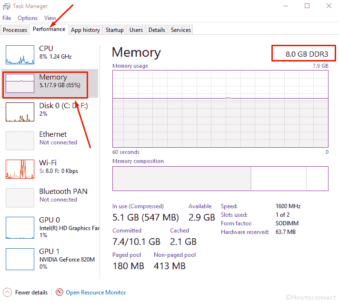 How to Check Ram Type in Windows 11 or 10 like DDR, DDR2