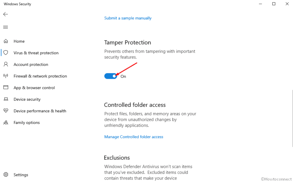 How To Disable/Enable Tamper Protection In Windows 10