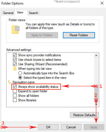 How to Disable Enable Always Show Availability Status in Windows 10