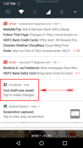 How to Find Saved Drafts on Facebook App in Android