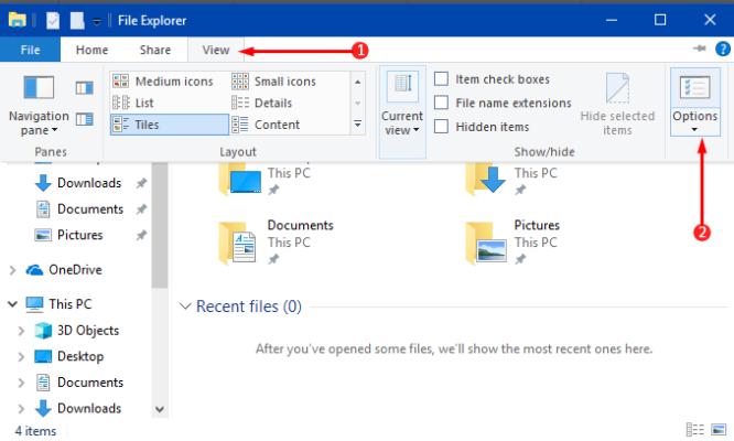 How to Hide Folder Merge Conflicts Dialog in Windows 10