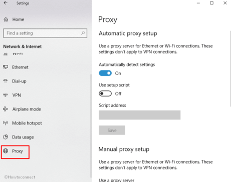 How to Manage Proxy Settings in Windows 10