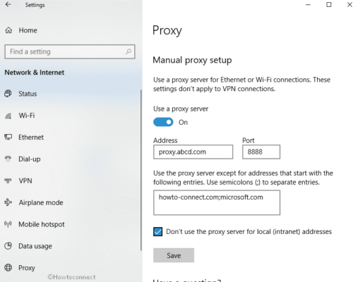 How to Manage Proxy Settings in Windows 10