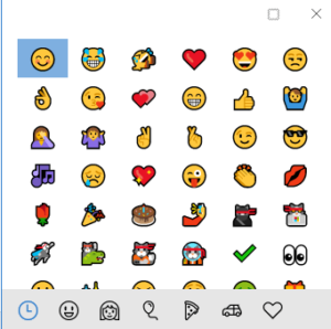 How to Open Emojis Panel Using Keyboard in Windows 10