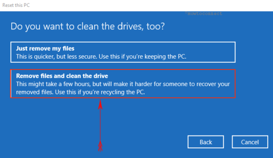 of i factory reset my computer will i lose whatson my hdd