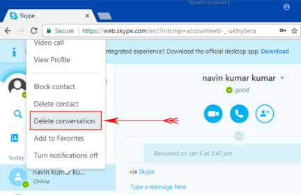 recover skype chat history android