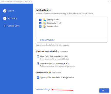 google backup and sync download windows 10