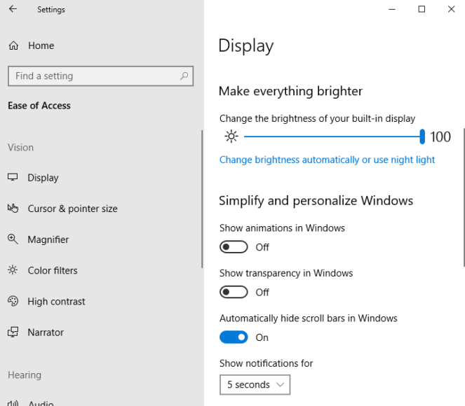 How to Enable Show Transparency in Windows on Windows 10